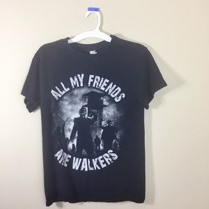 All my friends are walkers zombie tee
